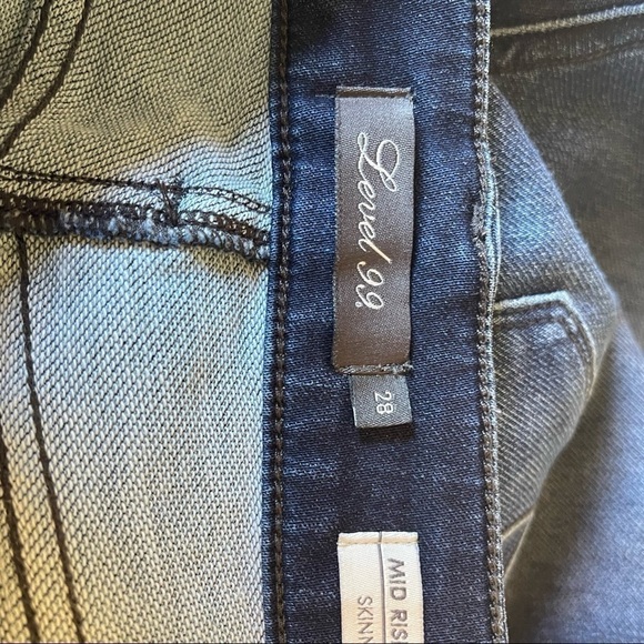 Level 99 Mid-Rise Liza Skinny Liza jeans size 28 GUC sold at Anthropologie - Picture 5 of 12